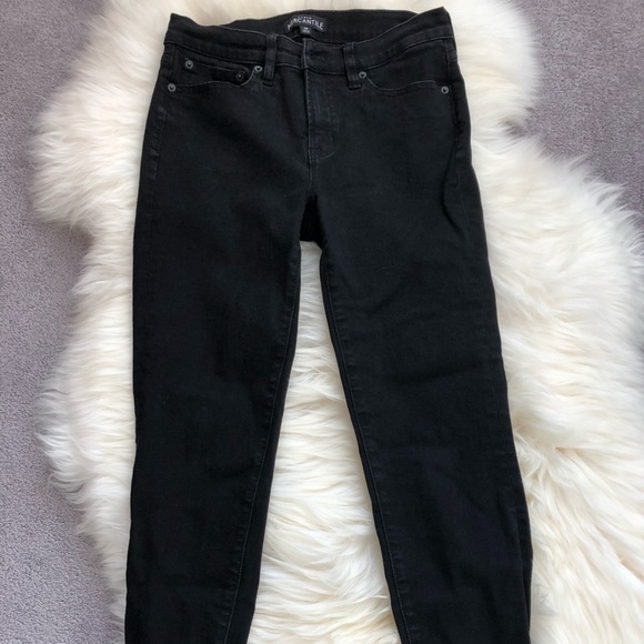 J Merchantile skinny distressed black jeans - Picture 1 of 2